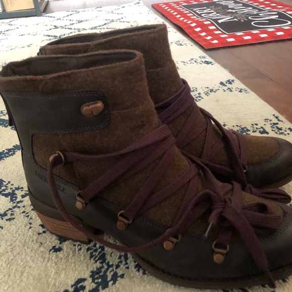 Merrell Shoes - Merrell Women's Brown and Purple Boots